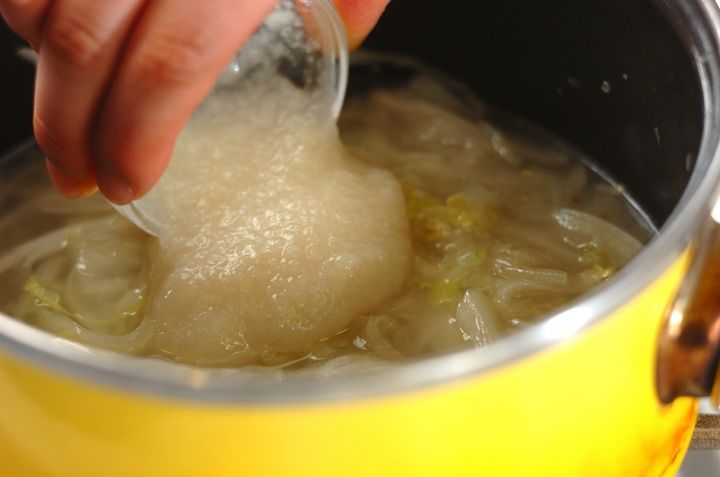 揚げ魚の白菜あんかけショウガ風味の作り方2