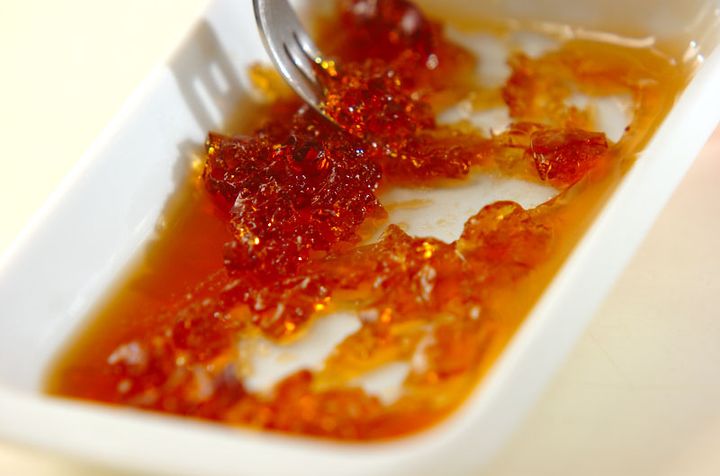 しょうゆイクラのアボカド豆腐添えの作り方2