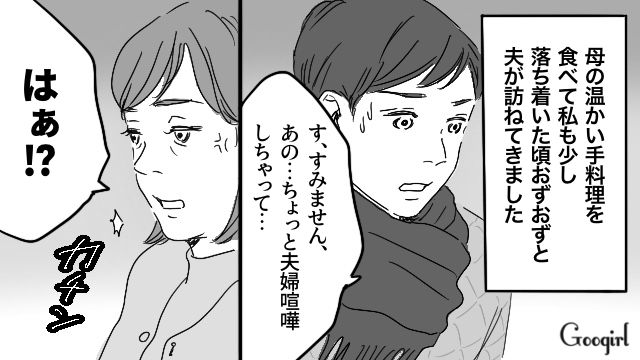 「この子は渡さないから！」食い尽くし系夫を実母が撃退した話