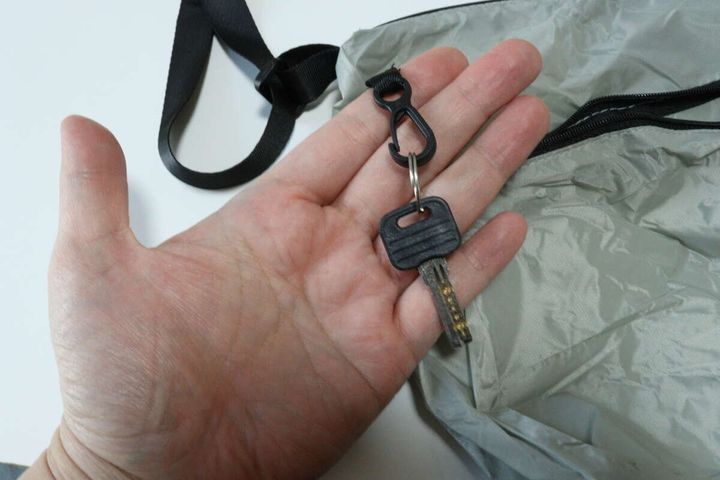 トラベルショルダーバッグ（くしゅっとコンパクト） ナスカン