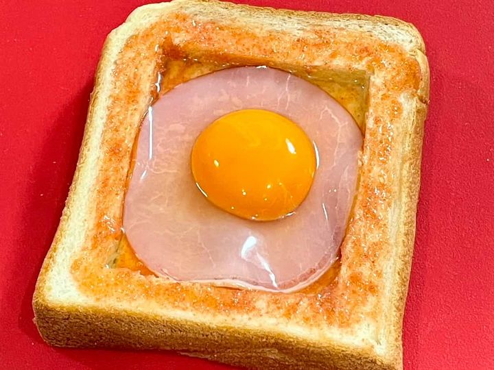 明太ハムエッグチーズトースト