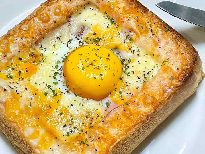 明太ハムエッグチーズトースト