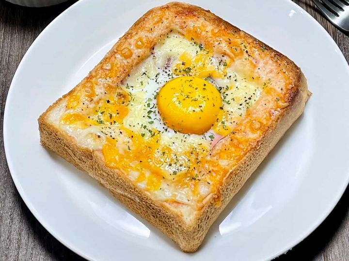 明太ハムエッグチーズトースト