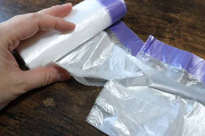 ゴミ袋（ひも付、25L、11枚） ミシン目