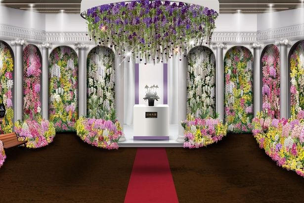日本大賞花が展示される「オーキッド・パレス」(イメージ)