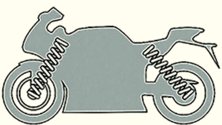 タイヤと車体は、荷重の変化により全長が変化するスプリングを介して繋がっているため、走行中の車体姿勢は常に変化し続けている。車体姿勢は旋回性や安定性に大きな影響を持つため、スプリングをどのように働かせるかが、セッティングの重要なポイントとなる