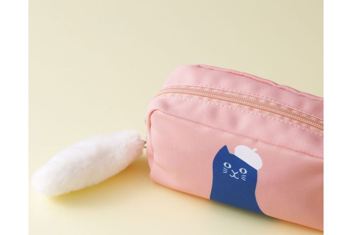 ねこのスイーツポーチ（ローズピンク）