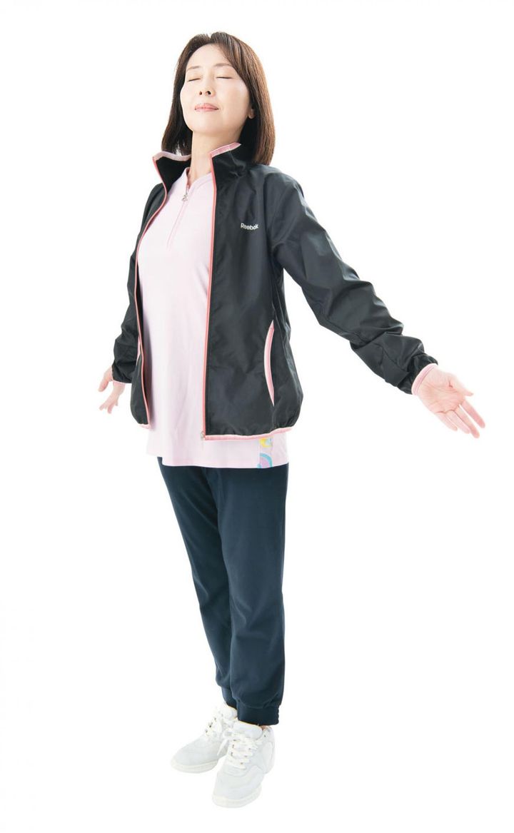 【Point】いつもより呼吸を深くする感覚で行いましょう。