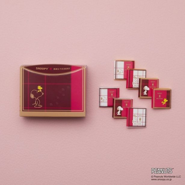 「スヌーピー meets ブリュイエール ポートレートチョコ」(745円)