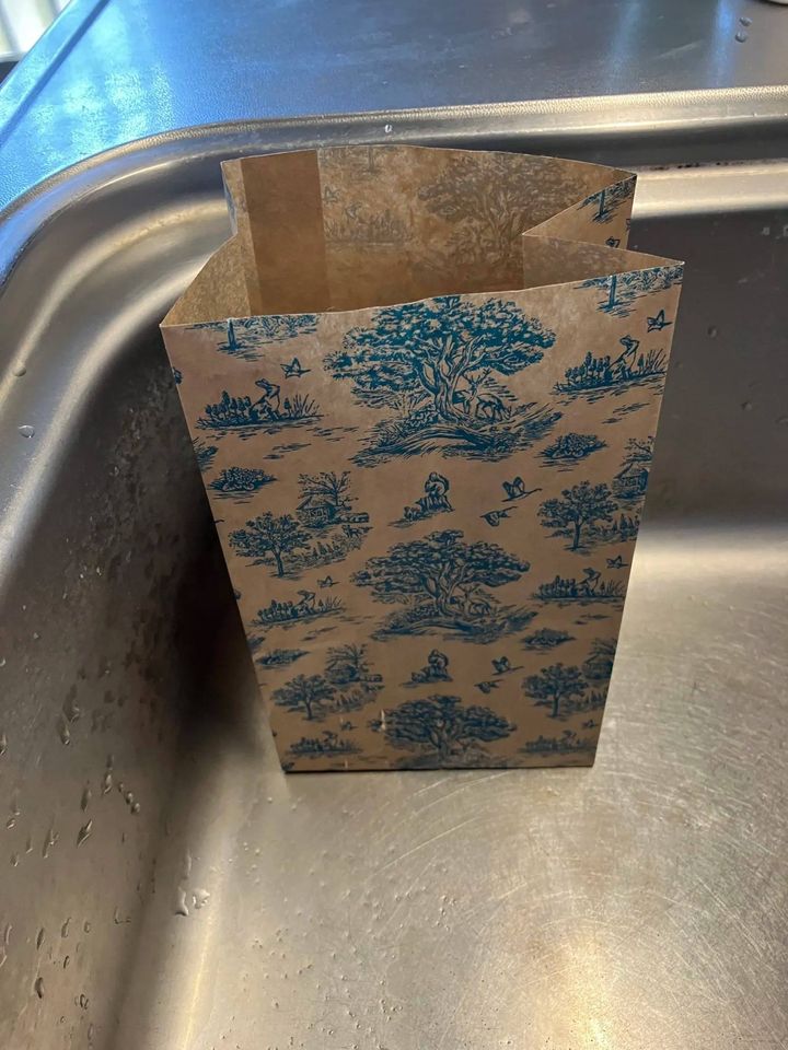 Seria(セリア)：水切りゴミ袋 シャービック柄