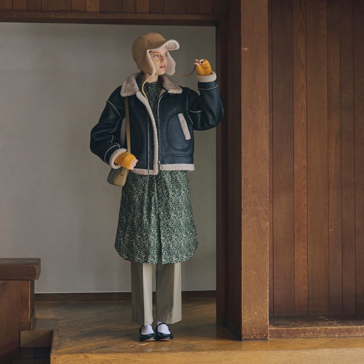 冬はワンピースは1枚で着ない！あったかくてお洒落なお手本コーディネート6選