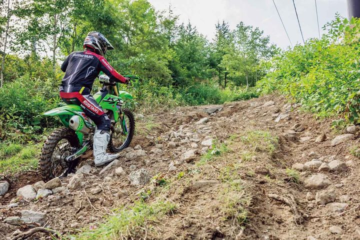 IAワタライのガレ場克服ライテク：Part06【フロントをずらせるようにしておこう】