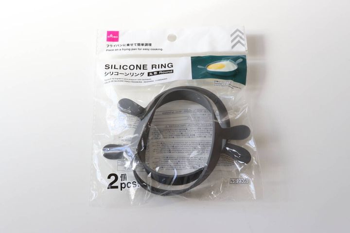 ダイソー シリコーンリング（丸形、2個） パッケージ