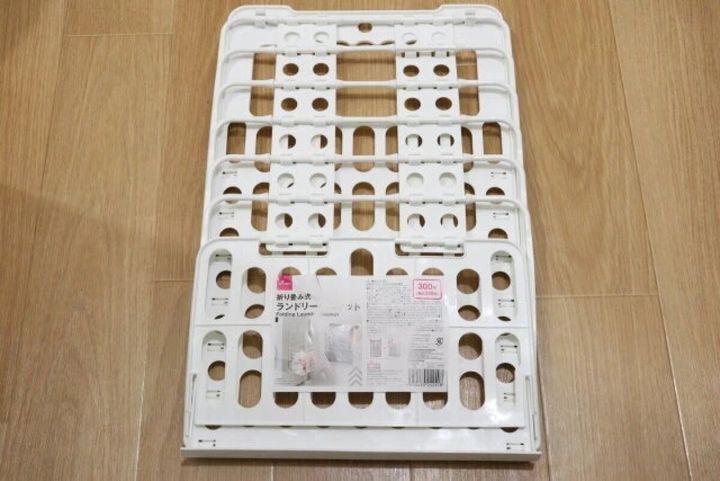 ダイソー 折り畳み式ランドリーバスケット パッケージ