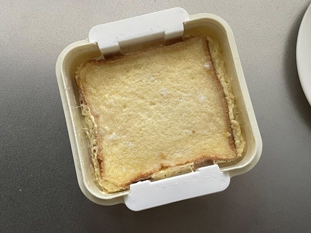 ダイソー フレンチトーストメーカー 電子レンジで加熱する