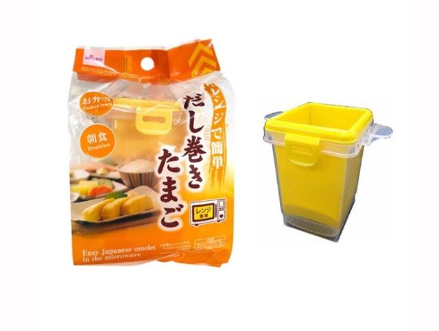 ダイソー レンジで簡単だし巻きたまご