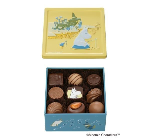 「ムーミンとスナフキンの川辺のひととき(ナッツ＆コーヒーチョコレート)」