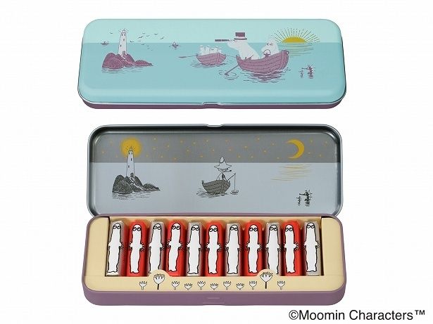 「ニョロニョロたちの船出(2種のバーチョコレート)」