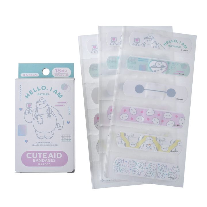 ベイマックス＆モチ 絆創膏 CARE ROBOT BAYMAX