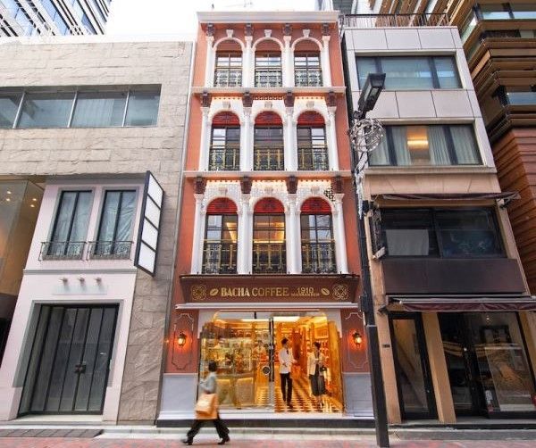 「Bacha Coffee 銀座」の外観（提供：Bacha Coffee銀座）