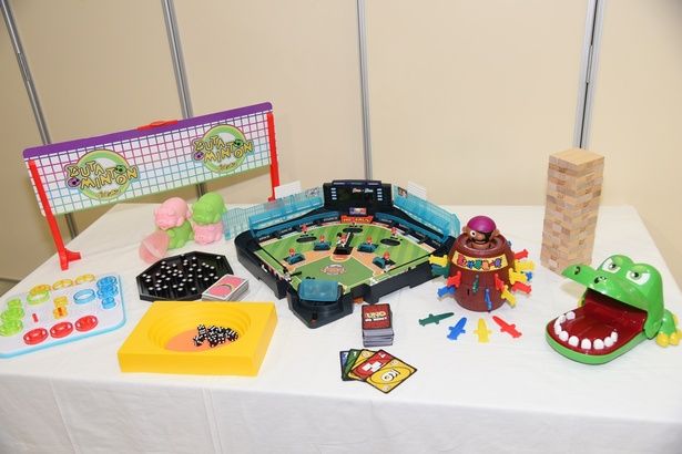 玩具関連メーカー9社を代表するトイゲームがずらり 撮影：ソムタム田井