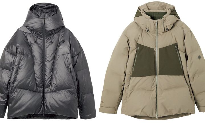 デサント オルテライン エイティワンの新作ダウンパーカ