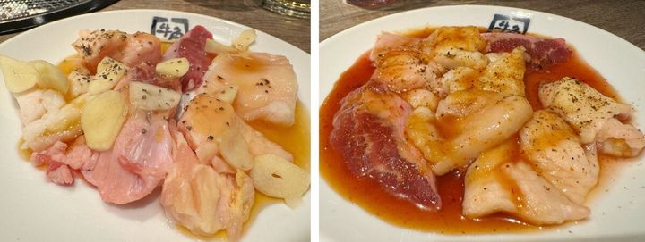 ホルモン3種盛り