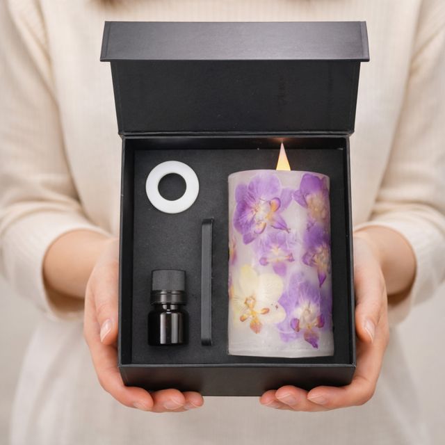 胡蝶蘭LEDキャンドル