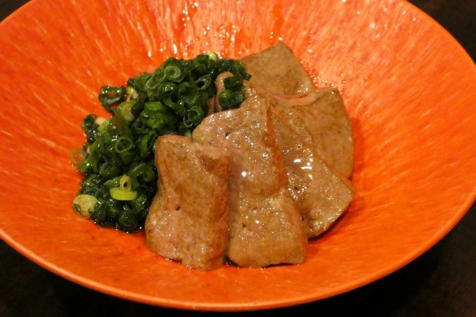 肉と小料理 あいよ 牛レバー葱塩いため