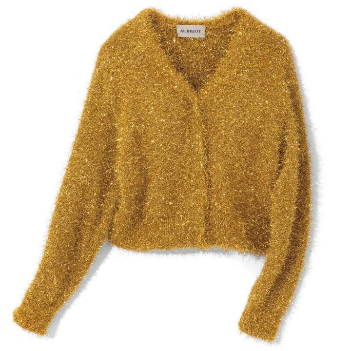 カーディガン5万600円（オブリオ）