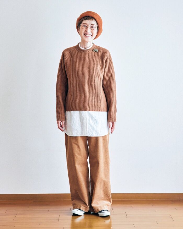 〈63歳の一人暮らし〉60代からは、もうそんなにがんばらなくていい。世間体は気にせず好きなものを着る！