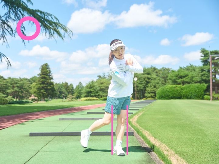 久々のラウンド前の練習法！有村智恵がレッスン