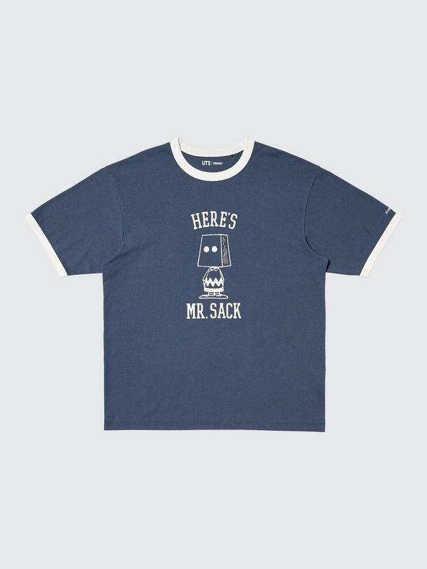 「ピーナッツ UT／リラックスフィット(ネイビー×ホワイト)」(1990円)