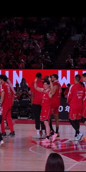 瀬川選手のファンサービス