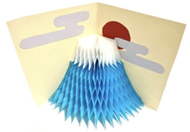 飛び出す富士山カード