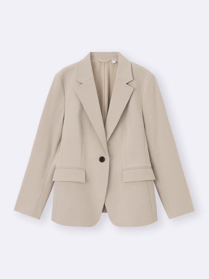 2026gu大人女性おすすめセットアップウォッシャブルテーラードジャケット