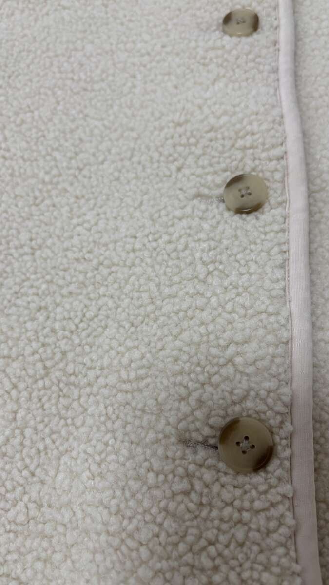 ユニクロボアフリースリラックスカーディガン 生地感