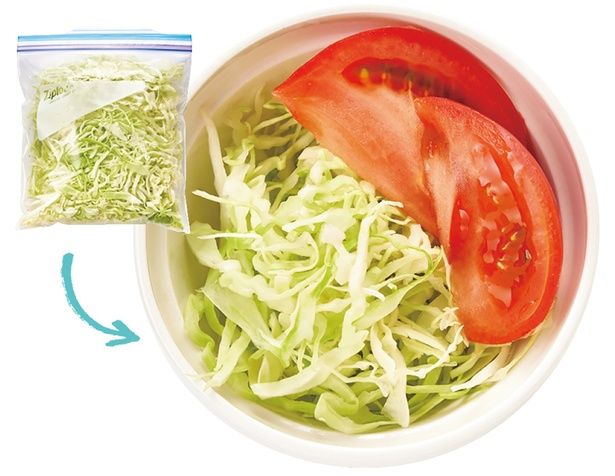 千切りキャベツで （C）にーよん／KADOKAWA