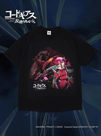 『コードギアス 反逆のルルーシュ』とDANのコラボTシャツ発売！カレンが登場
