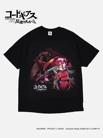 『コードギアス 反逆のルルーシュ』とDANのコラボTシャツ発売！カレンが登場