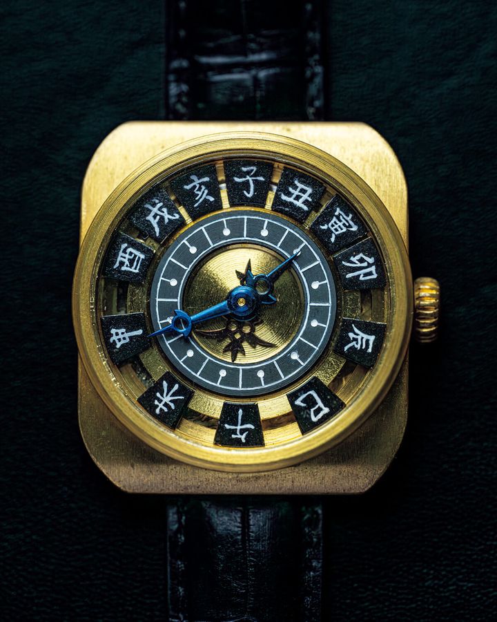 独立時計師・菊野昌宏／製作 不定時法腕時計「和時計」