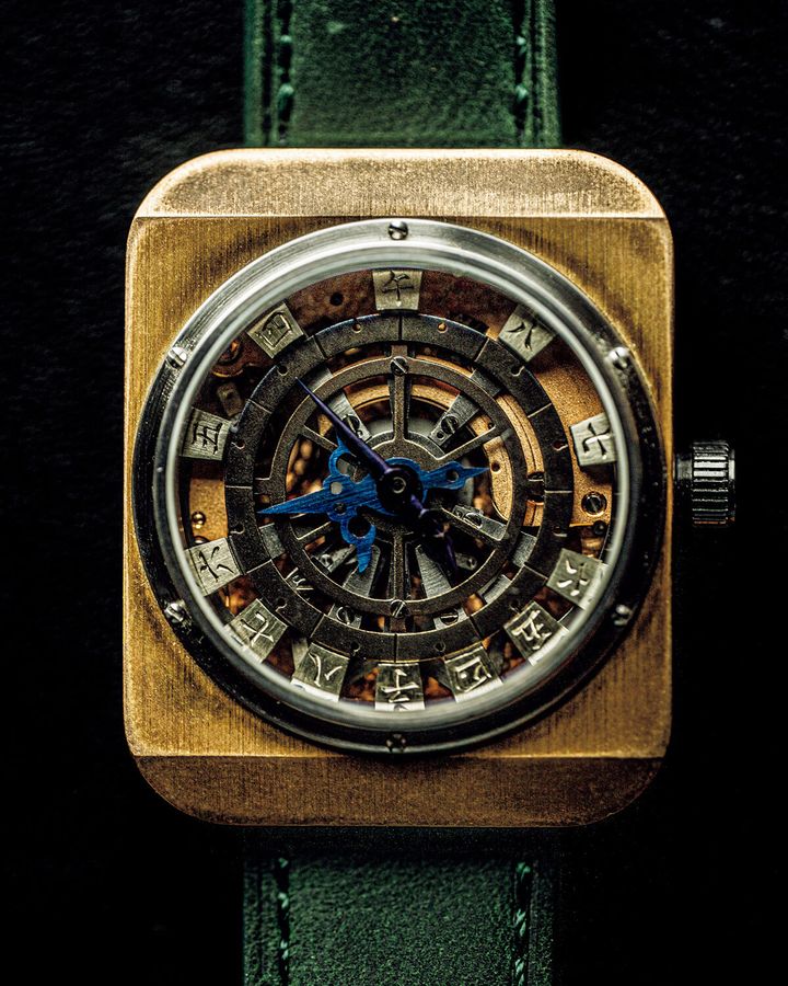 独立時計師・菊野昌宏／製作 「和時計改」