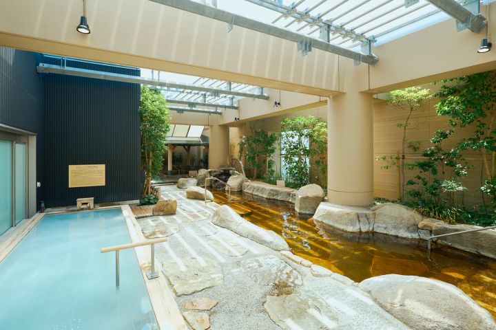 後楽園 Spa LaQua スパ ラクーア 露天風呂 天然温泉 炭酸泉