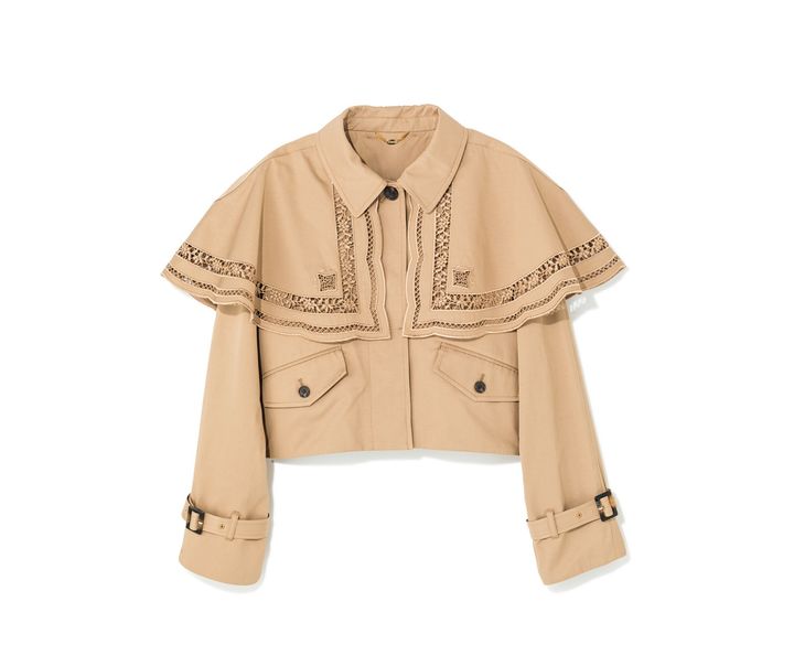 2WAYで楽しめるコート。