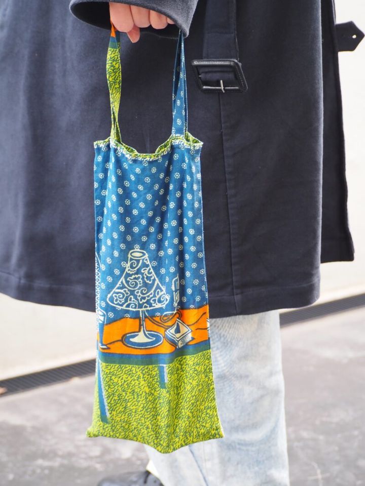 アフリカンプリントのトートバッグ