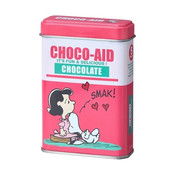 「スヌーピー PEANUTS チョコエイド ティンピンク」(745円)