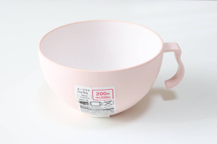 ダイソーのスープマグ