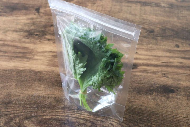 大葉のジッパー袋 3枚入り 使用例