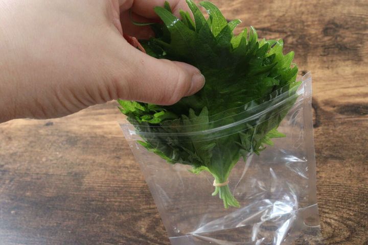 大葉のジッパー袋 3枚入り 使用方法