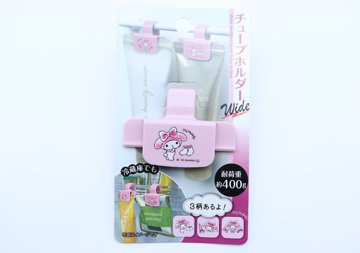 ダイソーのチューブホルダーワイドM／Mハッピーライフのパッケージ